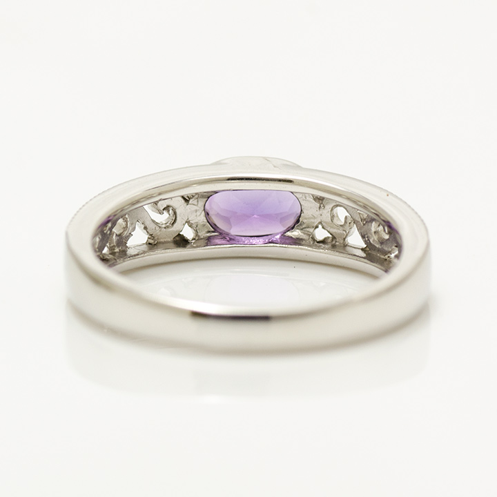 umu -アム- FINE JEWELRY STUIDIOK10 アメシスト アイビーモチーフ リング 「berso」rg1223_u.jpg