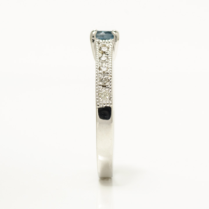 umu -アム- FINE JEWELRY STUIDIOK18 ロンドンブルートパーズ ダイヤモンド リング 「fiorito」rg1224_y.jpg