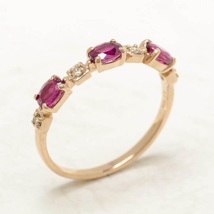 umu -アム- FINE JEWELRY STUIDIOK18 ルビー ダイヤモンド リング 「purezza」rg1225_kanban2.jpg