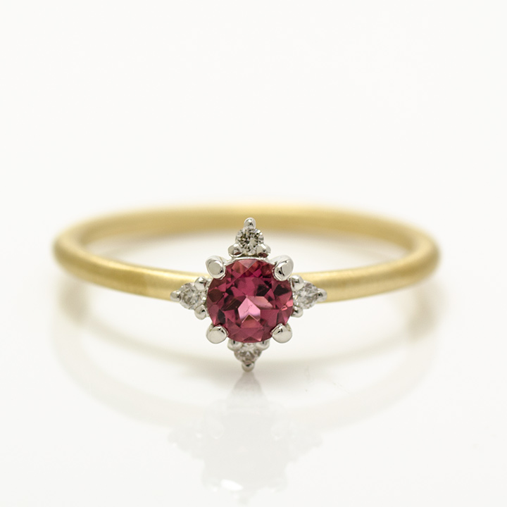 umu -アム- FINE JEWELRY STUIDIOルベライト ダイヤモンド コンビネーション リング 「Etoile」rg1232_m.jpg