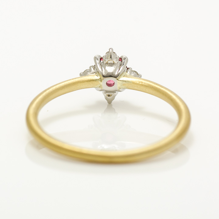 umu -アム- FINE JEWELRY STUIDIOルベライト ダイヤモンド コンビネーション リング 「Etoile」rg1232_u.jpg