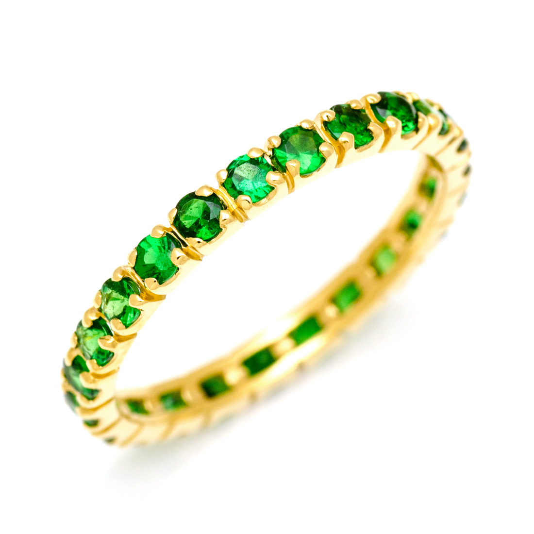 Pt900 ツァボライトリング 0.89ct | Atelier Ozaki