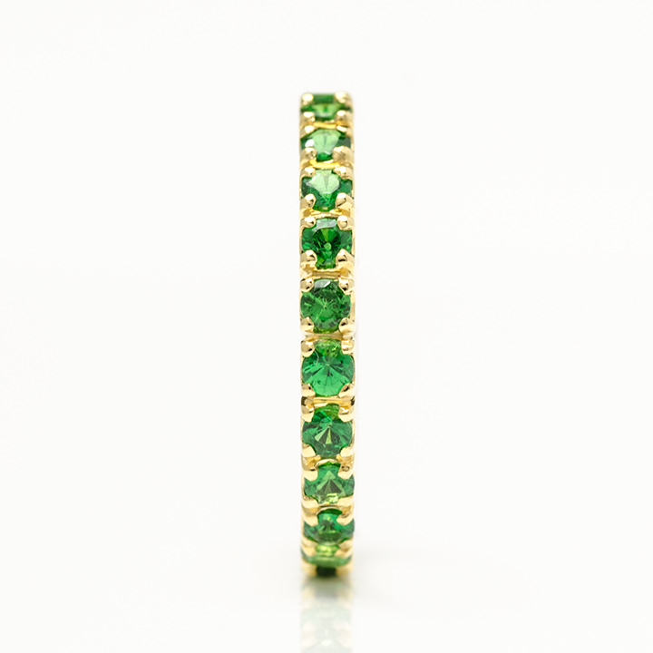 umu -アム- FINE JEWELRY STUIDIOグリーンガーネット フルエタニティリングrg1235_y.jpg