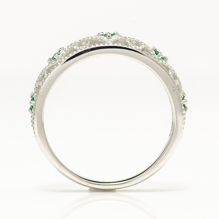 umu -アム- FINE JEWELRY STUIDIOK18 エメラルド リング 「cortile」rg1238_s.jpg