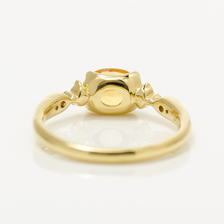 umu -アム- FINE JEWELRY STUIDIOK18 シトリン ダイヤモンド リング 「amanza」rg1244_u.jpg