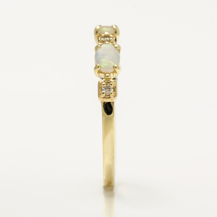 umu -アム- FINE JEWELRY STUIDIOK10 オパール ダイヤモンド リング 「purezza」rg1245_y.jpg