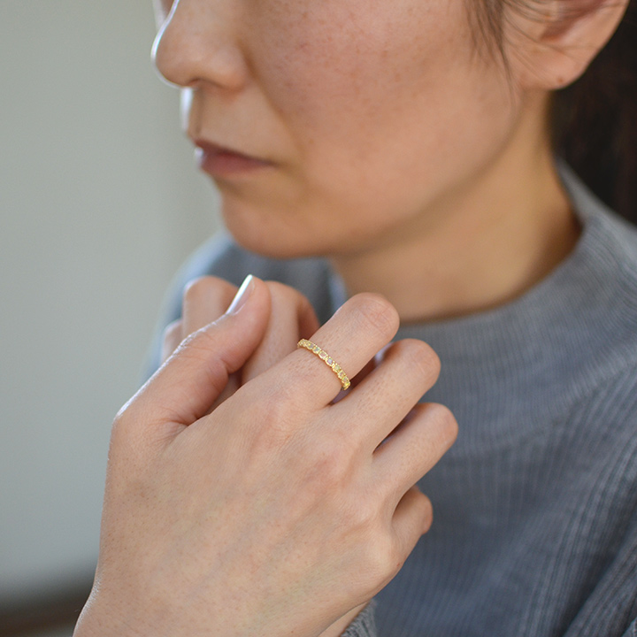 umu -アム- FINE JEWELRY STUIDIOK18 ライトオパール フルエタニティリングrg1250_i2.jpg