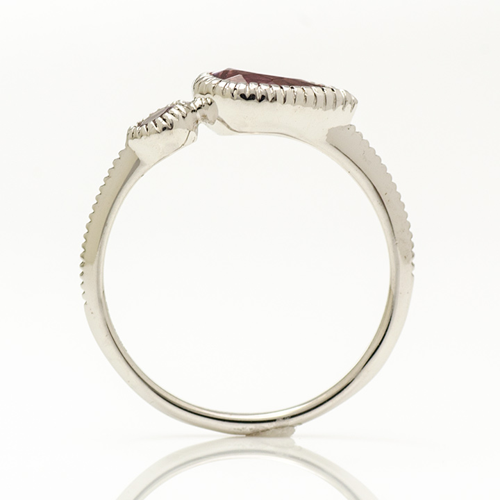 umu -アム- FINE JEWELRY STUIDIOK18 ピンクトルマリン モルガナイト リング 「pianto」rg1262_s.jpg