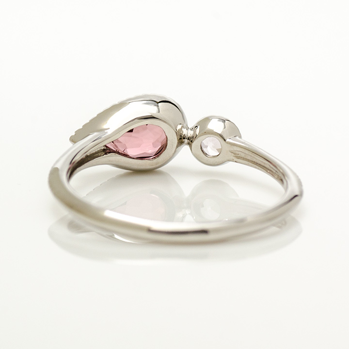 umu -アム- FINE JEWELRY STUIDIOK18 ピンクトルマリン モルガナイト リング 「pianto」rg1262_u.jpg