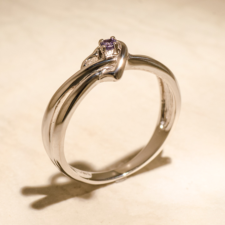 umu -アム- FINE JEWELRY STUIDIOカラーチェンジガーネット ハートモチーフ リングrg1266_kanban2.jpg