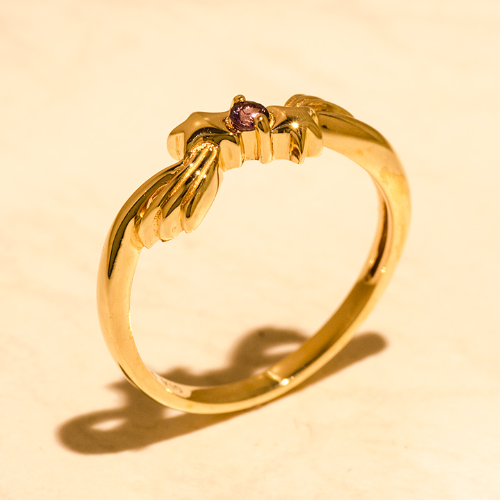 umu -アム- FINE JEWELRY STUIDIOK10 カラーチェンジガーネット スターモチーフ リングrg1267_kanban2.jpg