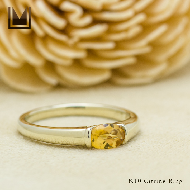 umu -アム- FINE JEWELRY STUIDIOK10 シトリン リングrg1268_1.jpg