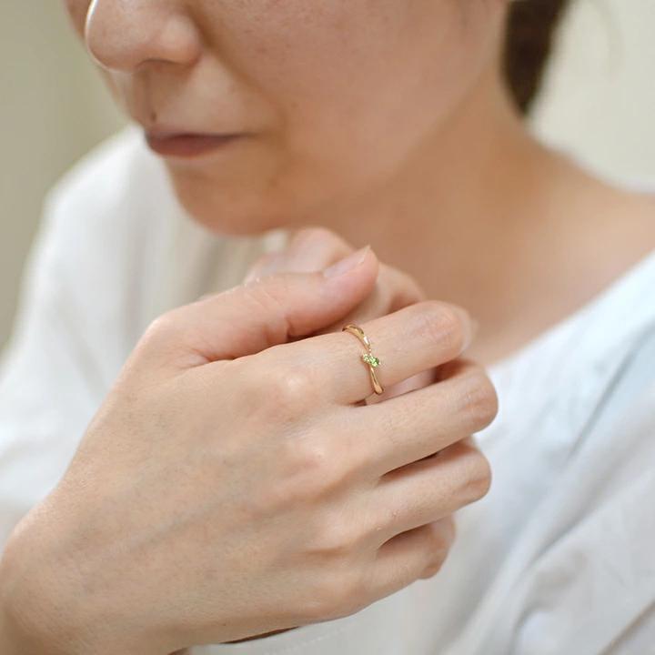 umu -アム- FINE JEWELRY STUIDIOグリーンガーネット ペリドットrg1274_i2.jpg