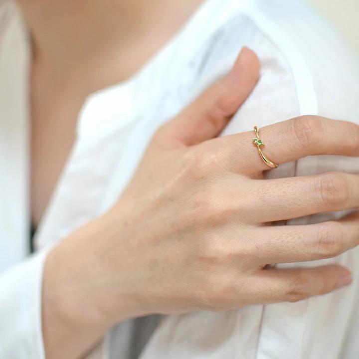 umu -アム- FINE JEWELRY STUIDIOグリーンガーネット ペリドットrg1274_i3.jpg