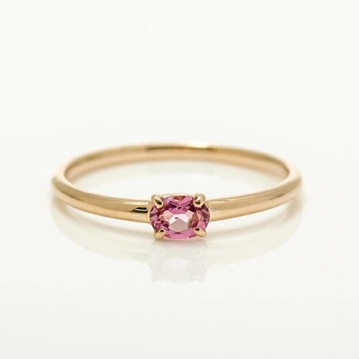 K18 ピンクトルマリン リング 「snello」[商品番号:RG1276] | umu