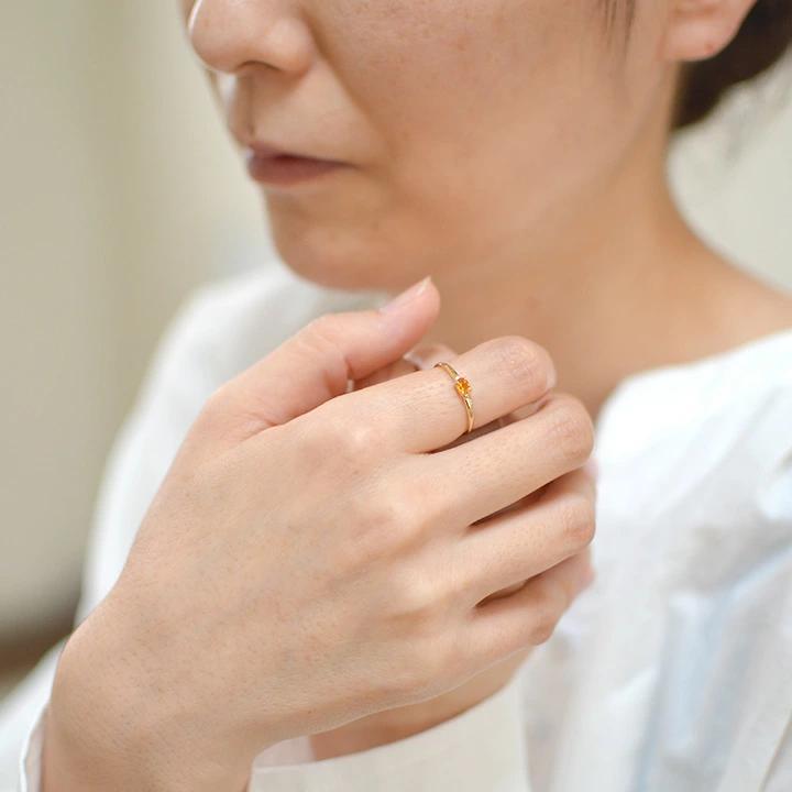 umu -アム- FINE JEWELRY STUIDIOシトリン リング 「snello」rg1278_i2.jpg