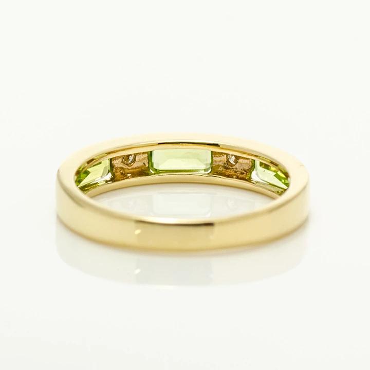 umu -アム- FINE JEWELRY STUIDIOペリドット ダイヤモンド オクタゴン リング 「lucente」rg1279_u.jpg