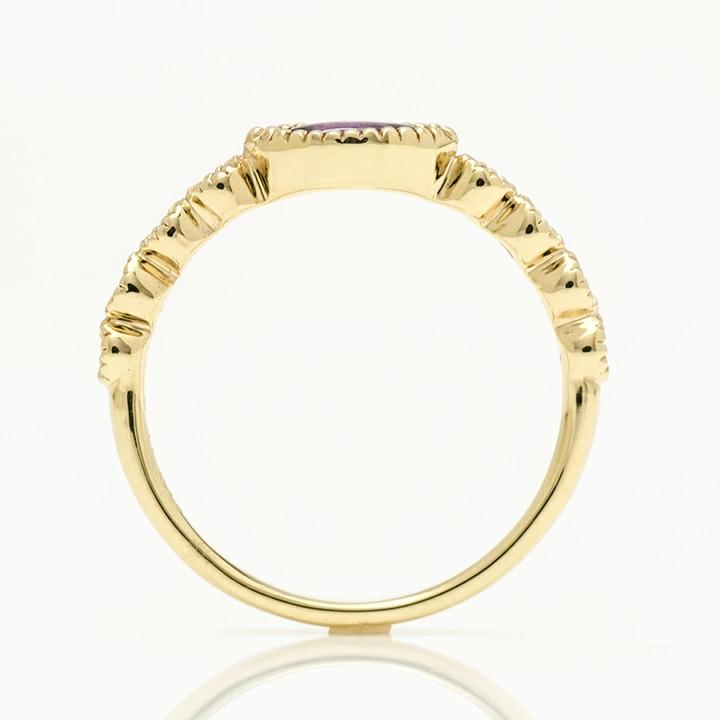 umu -アム- FINE JEWELRY STUIDIOK10 マーキス アメシスト ダイヤモンド リングrg1284_s.jpg