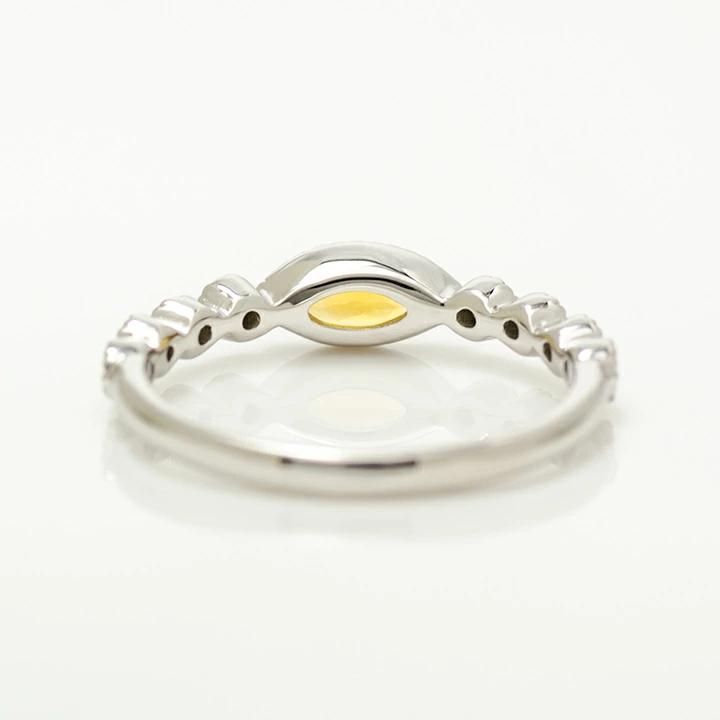 umu -アム- FINE JEWELRY STUIDIOマーキス シトリン ダイヤモンド リングrg1285_u.jpg