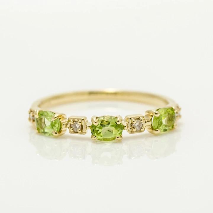 umu -アム- FINE JEWELRY STUIDIOペリドット ダイヤモンド リング 「purezza」rg1287_m.jpg