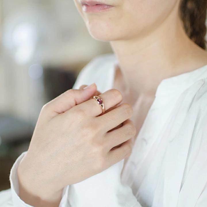 umu -アム- FINE JEWELRY STUIDIOK10 ピンクトルマリン リング 「aerino」rg1288_i2.jpg