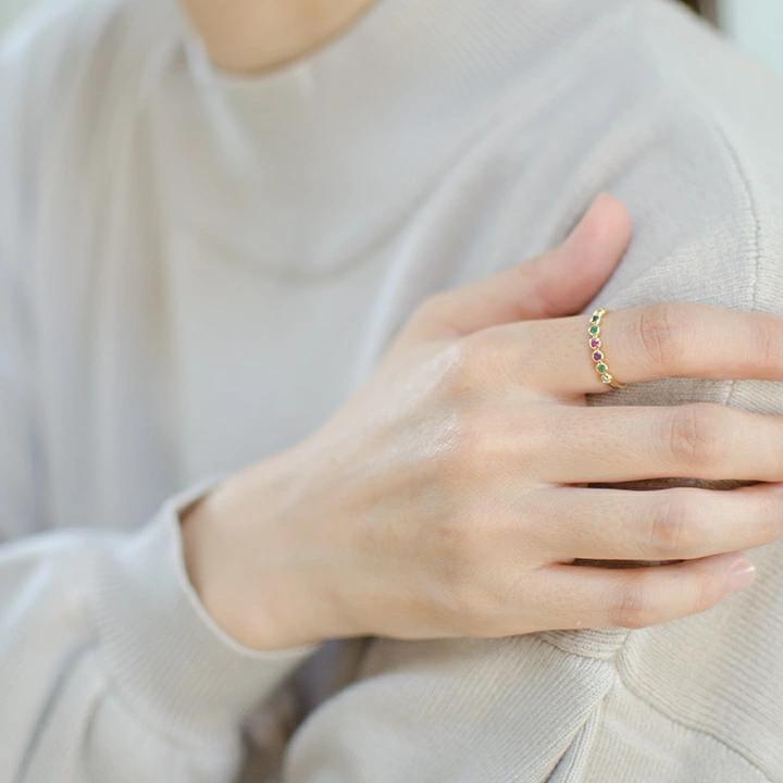 umu -アム- FINE JEWELRY STUIDIOK18 ディアレスト リング 「ponte」rg1289_i3.jpg