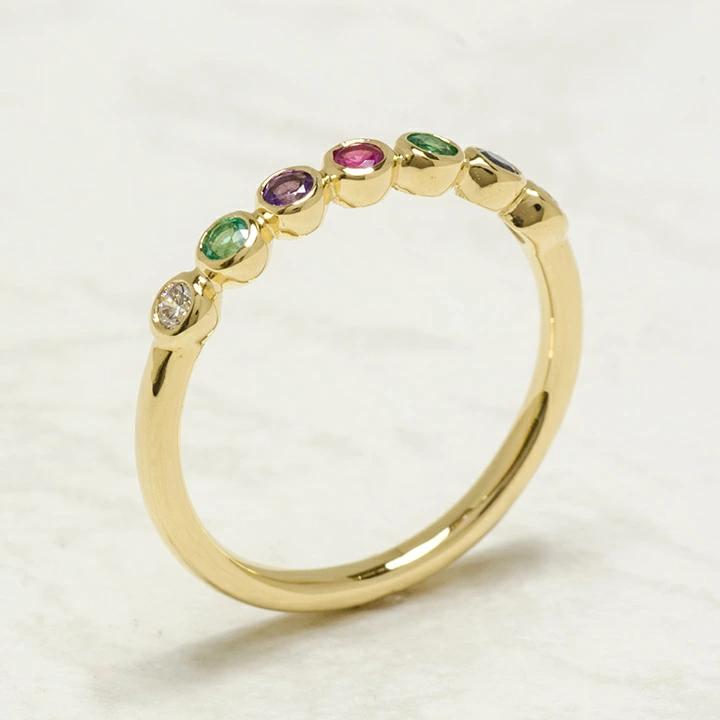 umu -アム- FINE JEWELRY STUIDIOK18 ディアレスト リング 「ponte」rg1289_kanban2.jpg