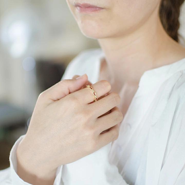 umu -アム- FINE JEWELRY STUIDIOマーキス ピンクトルマリン リングrg1290_i2.jpg