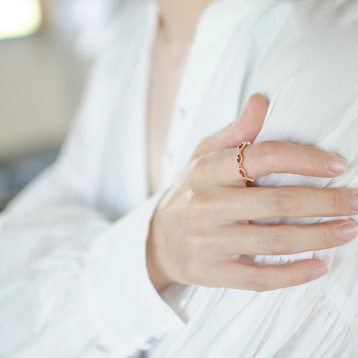 umu -アム- FINE JEWELRY STUIDIOマーキス ピンクトルマリン リングrg1290_i3.jpg