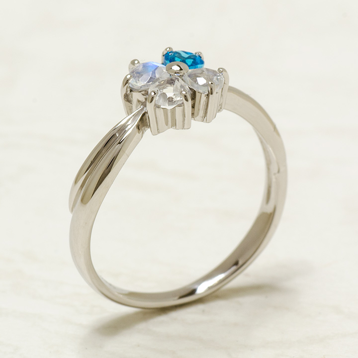 umu -アム- FINE JEWELRY STUIDIOPT900 ネオンブルーアパタイト ブルームーンストーン リングrg1297_kanban2.jpg