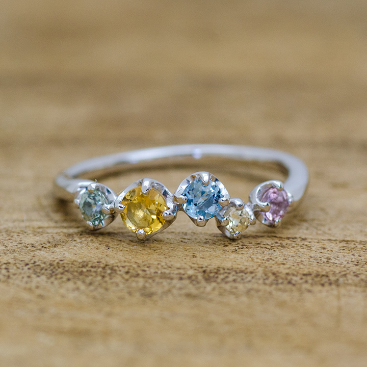 umu -アム- FINE JEWELRY STUIDIOK18 マルチカラーストーン リング 「Sunrise」rg1302_3.jpg