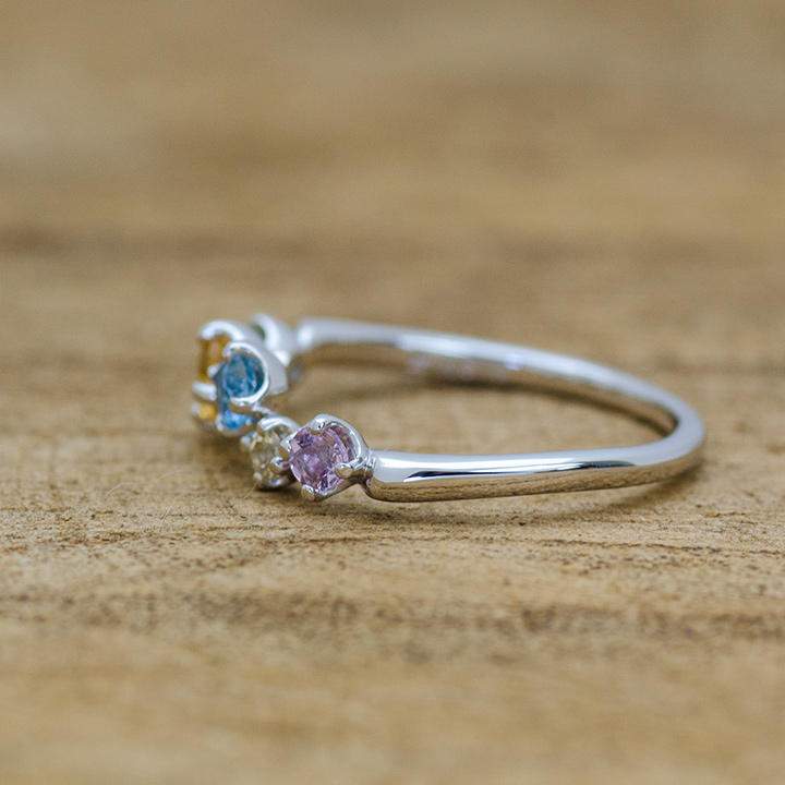 umu -アム- FINE JEWELRY STUIDIOK18 マルチカラーストーン リング 「Sunrise」rg1302_4.jpg