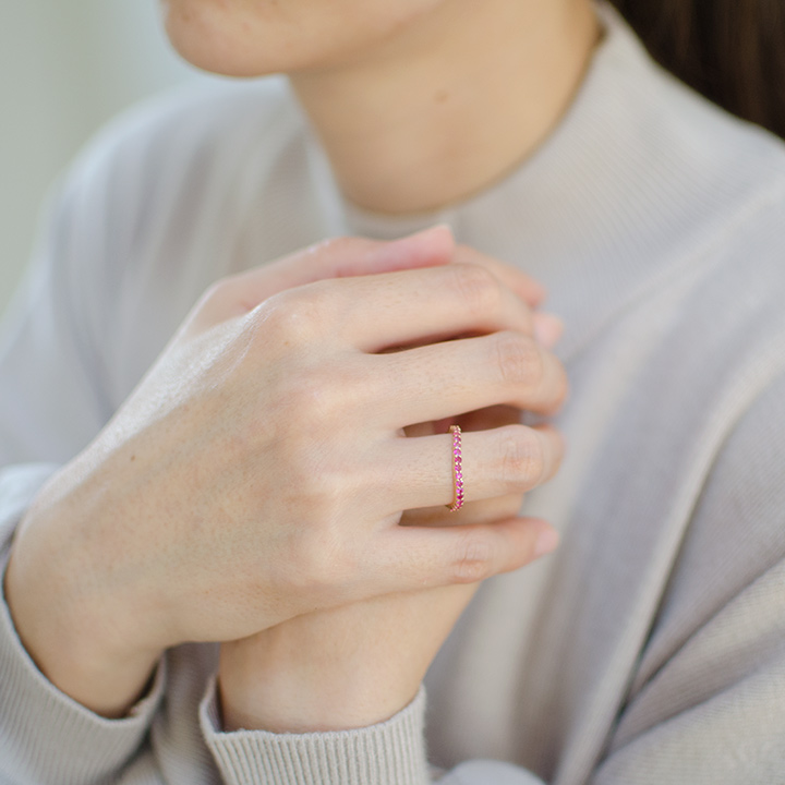 umu -アム- FINE JEWELRY STUIDIOルビー エタニティリング 「fiotto」rg1303_i2.jpg