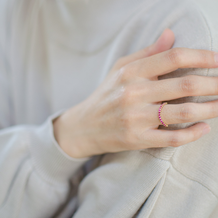 umu -アム- FINE JEWELRY STUIDIOルビー エタニティリング 「fiotto」rg1303_i3.jpg