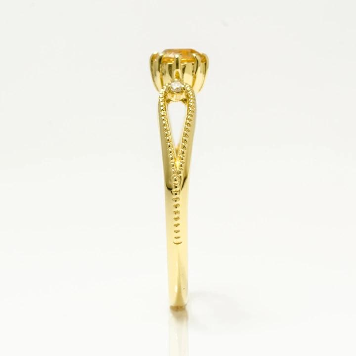 umu -アム- FINE JEWELRY STUIDIOインペリアルトパーズ ダイヤモンド リング 「rubacuori」rg1307_y.jpg