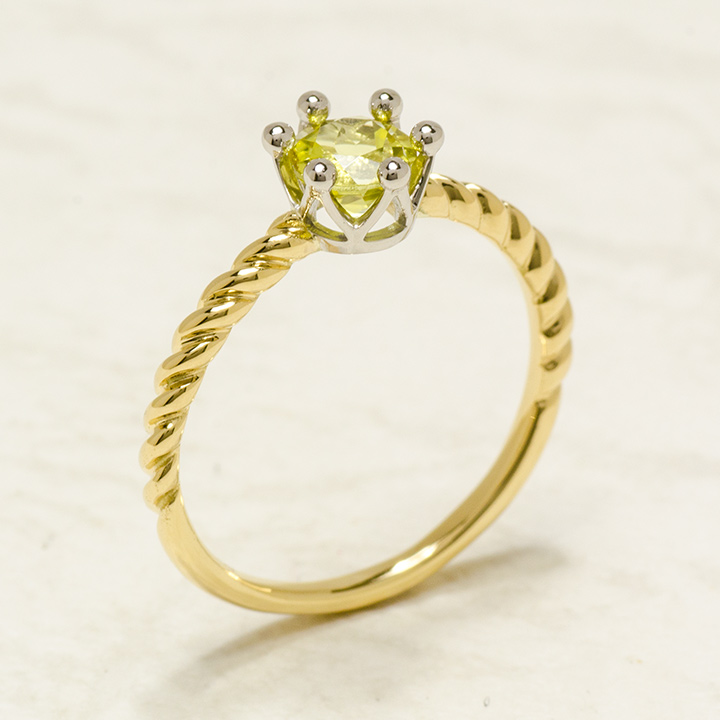 umu -アム- FINE JEWELRY STUIDIOK18/PT900 カナリートルマリン リング 「reginetta」rg1310_kanban2.jpg