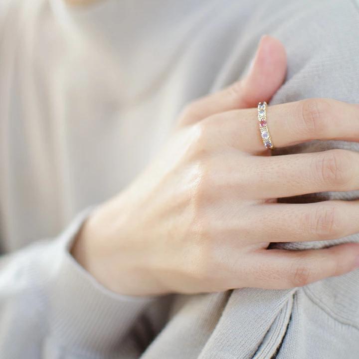 umu -アム- FINE JEWELRY STUIDIOフェミニンカラー ダイヤモンド リングrg1311_i3.jpg