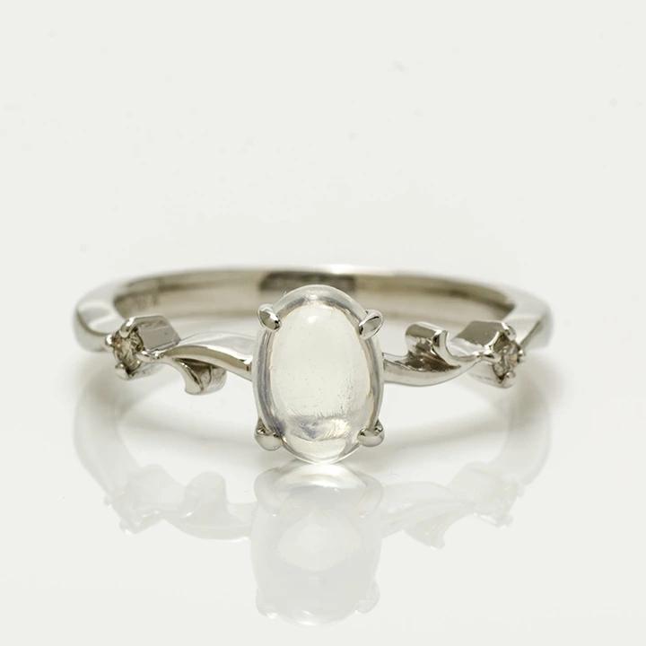 umu -アム- FINE JEWELRY STUIDIOカボション ブルームーンストーン ダイヤモンド リングrg1314_m.jpg
