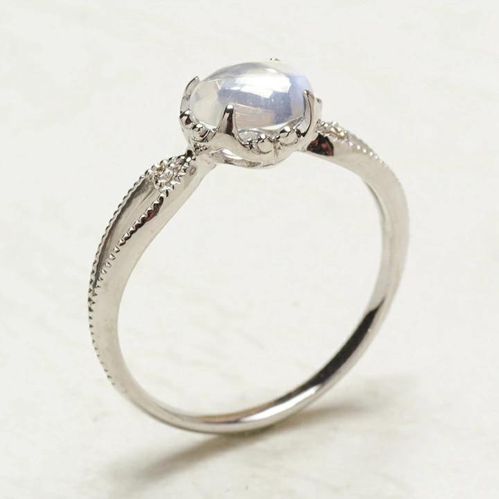 umu -アム- FINE JEWELRY STUIDIOカボション ブルームーンストーン ダイヤモンド リング 「florido」rg1315_kanban2.jpg