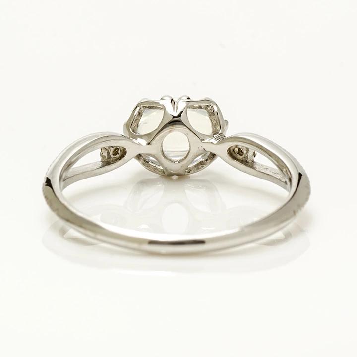 umu -アム- FINE JEWELRY STUIDIOカボション ブルームーンストーン ダイヤモンド リング 「florido」rg1315_u.jpg