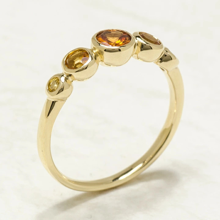 umu -アム- FINE JEWELRY STUIDIOK10 イエローグラデーション リング 「cerchio」rg1318_kanban2.jpg