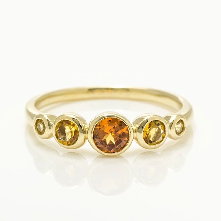 umu -アム- FINE JEWELRY STUIDIOK10 イエローグラデーション リング 「cerchio」rg1318_m.jpg