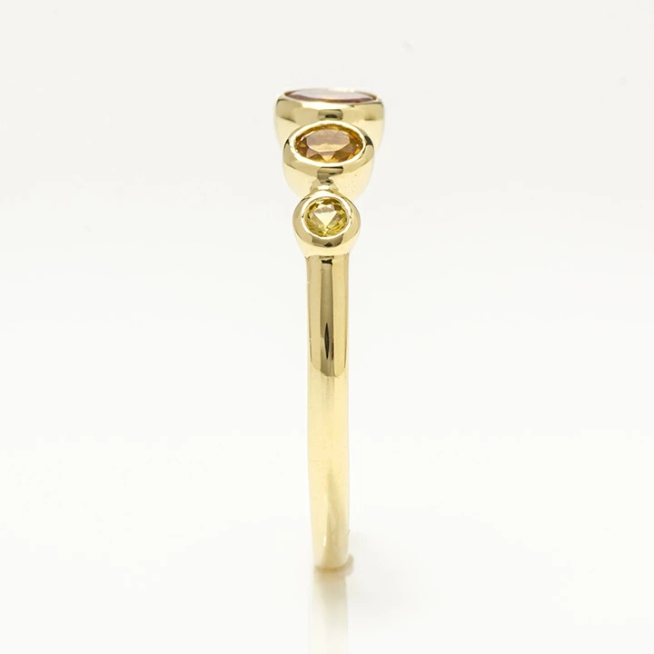 umu -アム- FINE JEWELRY STUIDIOK10 イエローグラデーション リング 「cerchio」rg1318_y.jpg