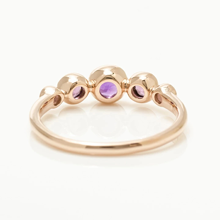 umu -アム- FINE JEWELRY STUIDIOK10 パープルグラデーション リング 「cerchio」rg1319_u.jpg