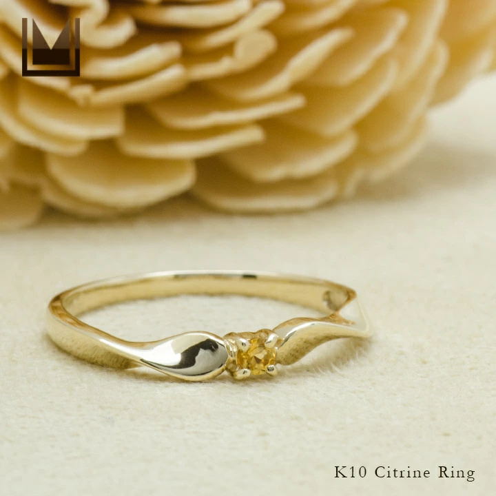umu -アム- FINE JEWELRY STUIDIOシトリン リング 「ondina」rg1323_1.jpg