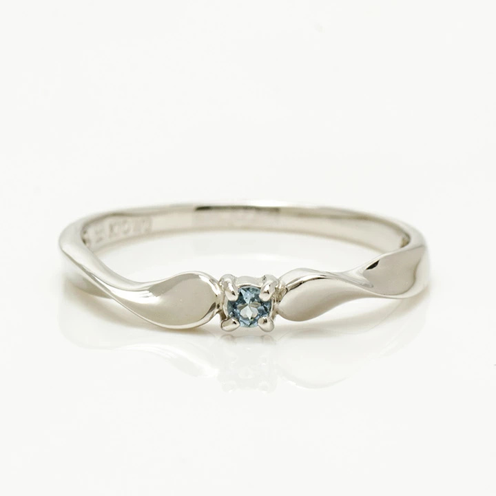 umu -アム- FINE JEWELRY STUIDIOサンタマリアアクアマリン リング 「ondina」rg1324_m.jpg