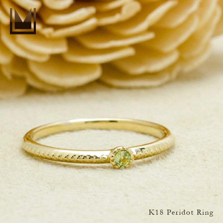 umu -アム- FINE JEWELRY STUIDIOペリドット リング 「semino」rg1325_1.jpg
