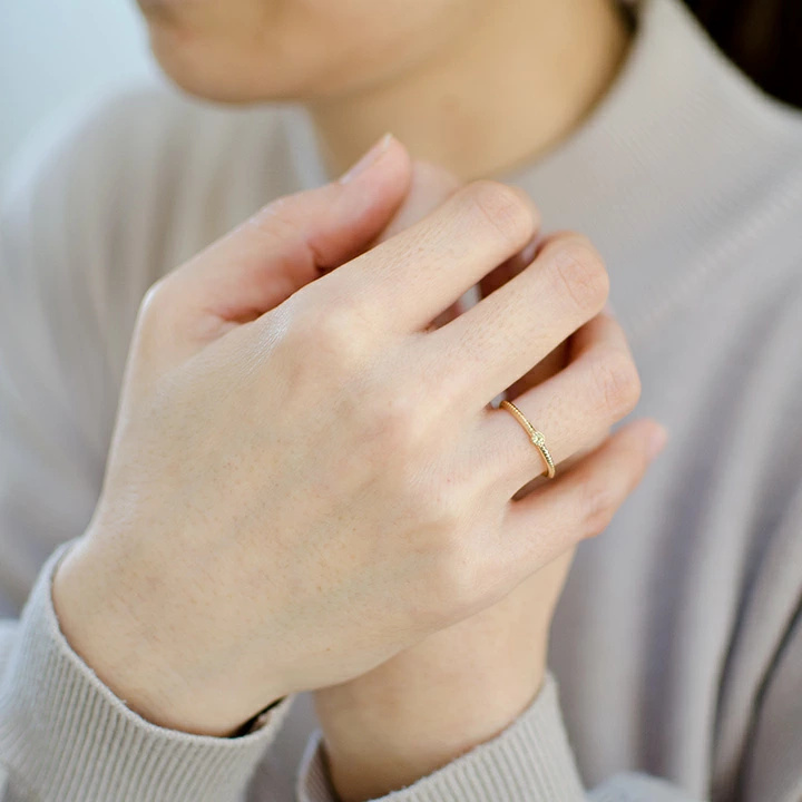 umu -アム- FINE JEWELRY STUIDIOペリドット リング 「semino」rg1325_i2.jpg