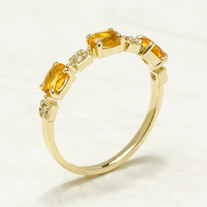 umu -アム- FINE JEWELRY STUIDIOシトリン ダイヤモンド リング 「purezza」rg1332_kanban2.jpg