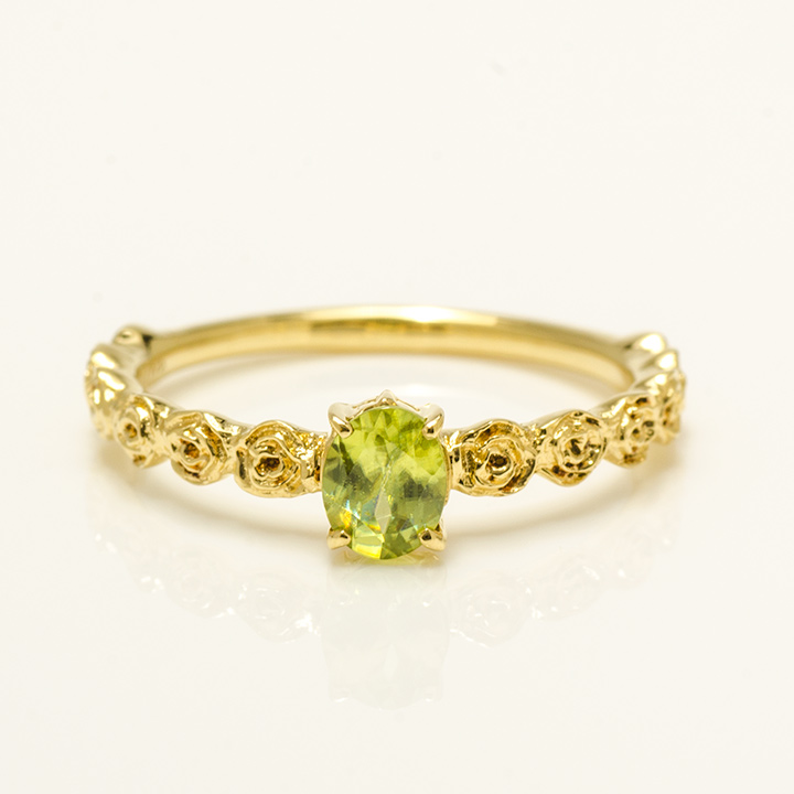 umu -アム- FINE JEWELRY STUIDIOK18 スフェーン バラモチーフ リング 「rosa」rg1335_m.jpg